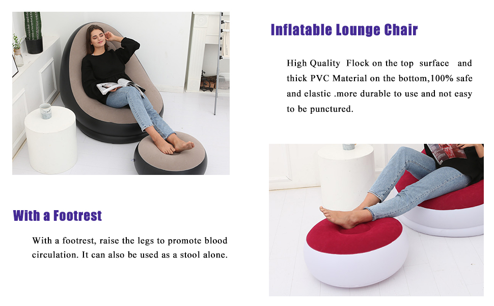 1bdb5605 497c 47cc 80c4 e9032446b5cf.  CR0,0,970,600 PT0 SX970 V1    - PLKO Inflatable Chair with Household air Pump,air Sofa Inflatable Couch,Inflatable Lounge Chair for Indoor LivingRoom Bedroom ReadingRoom Office Balcony,Outdoor Travel Camping Picnic(Beige and Black)