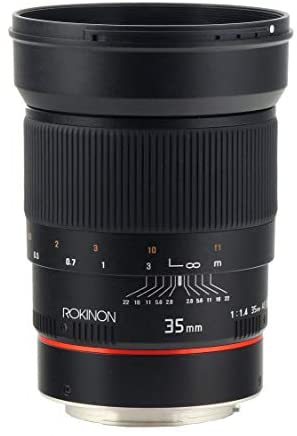 41INHKv2HpL. AC  - Rokinon 35mm f/1.4 Lens for Canon Cameras