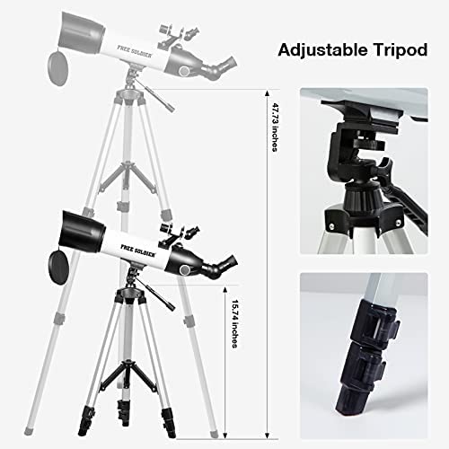 41N+EmGFU2L. AC  - Telescope for Adults Astronomy- 700x90mm AZ Astronomical Professional Refractor Telescope for Kids Beginners with Advanced Eyepieces, Tripod, Wireless Remote, White
