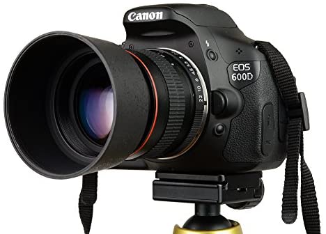 41r5Z oVqwL. AC  - Lightdow 85mm F1.8 Medium Telephoto Manual Focus Full Frame Portrait Lens for Canon EOS Rebel T8i T7i T7 T6 T3i T2i 4000D 2000D 1300D 850D 800D 600D 550D 90D 80D 77D 70D 50D 6D 5D etc