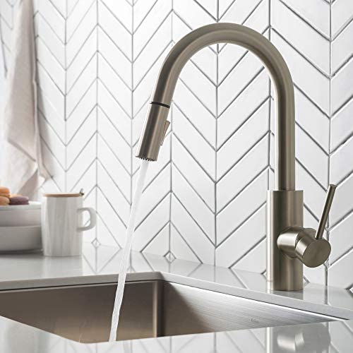 51BVXXZSD9L. AC  - Kraus KPF-2620SFS Oletto Kitchen Faucet, 16 Inch, Spot Free Stainless Steel