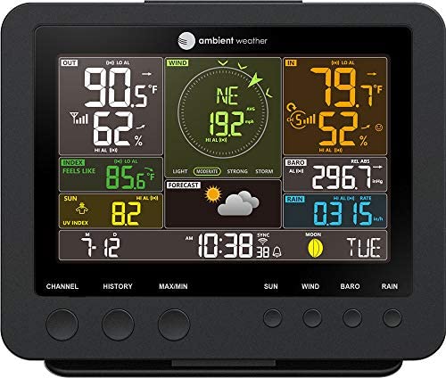51VNWYfPO L. AC  - Ambient Weather WS-7078 Smart Weather Staton w/WiFi Remote Monitoring and Alerts