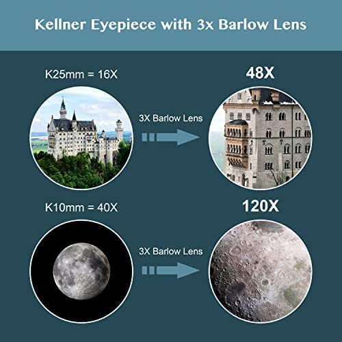 51jyzoiWNPL. AC  - AOMEKIE Telescope for Adults Kids 70mm Apture Astronomical Telescope for Beginners Refracting Telescope with 3X Barlow Lens Moon Filter Phone Adapter Tripod Carry Bag