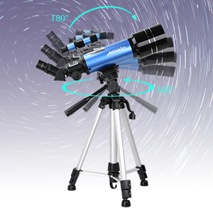 5d5f1553 70c5 43a9 9031 e4fb1c900228.  CR0,0,300,300 PT0 SX300 V1    - AOMEKIE Telescope for Adults Kids 70mm Apture Astronomical Telescope for Beginners Refracting Telescope with 3X Barlow Lens Moon Filter Phone Adapter Tripod Carry Bag
