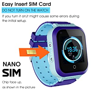 kids gps tracker SIM Card Insert Method