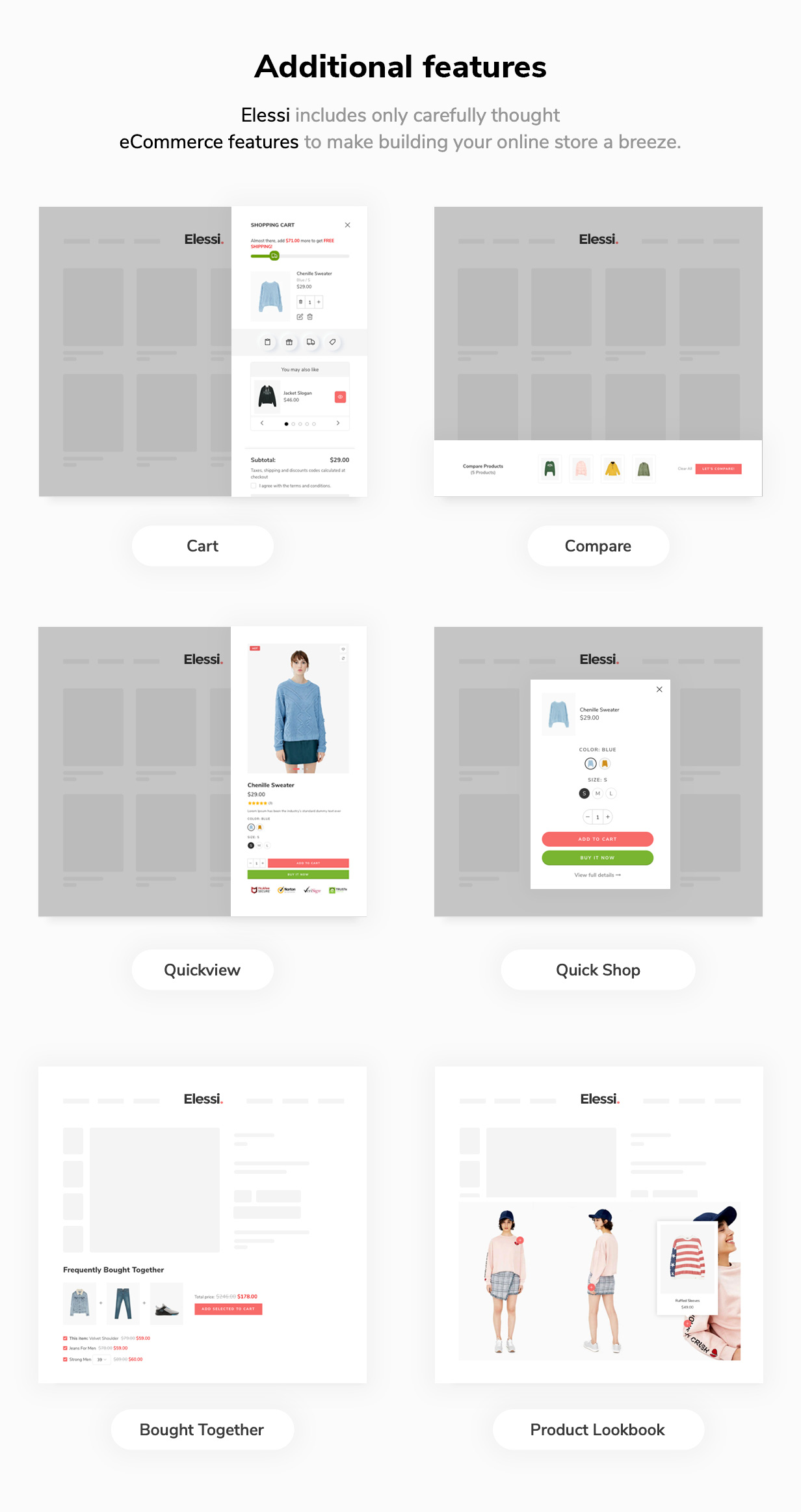 additional features - Elessi 3 - Responsive Shopify Theme