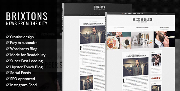 brixton wordpress theme featured 1.  large preview - Barber - WordPress Theme for Barbers & Hair Salons