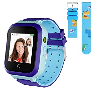 e922b109 3e5a 4038 b343 5cf895190882.  CR0,0,1600,1600 PT0 SX300 V1    - 4G Kids Smartwatch, Smart Watch for Kids, IP67 Waterproof Watches with GPS Tracker, 2 Way Call Camera Voice & Video Call SOS Alerts Pedometer WiFi Wrist Watch, 3-12 Years Boys Girls Gifts