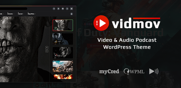 preview 01 - VidoRev - Video WordPress Theme