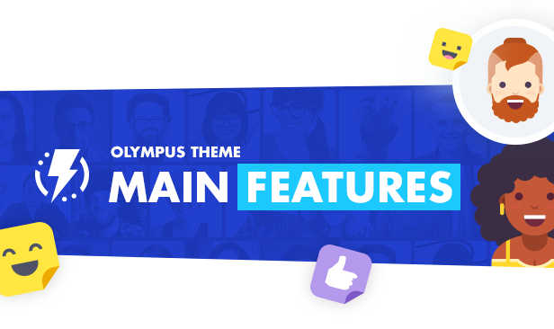 promo 04 - Olympus - Social Networking WordPress Theme