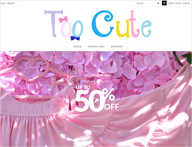 toocute - Fashion - WooCommerce Responsive WordPress Theme