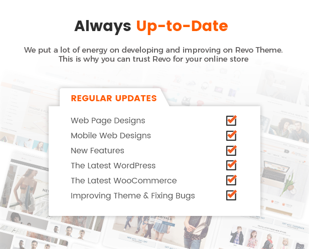 up to date3 - Revo - Multipurpose Elementor WooCommerce WordPress Theme (25+ Homepages & 5+ Mobile Layouts)
