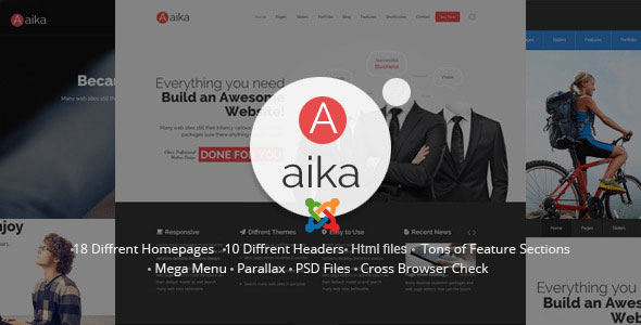 00.  large preview - Aaika - Responsive Multipurpose Joomla Template