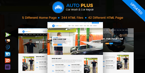 00 Preview.  large preview - Auto Plus – Car Wash and Car Repair HTML Template
