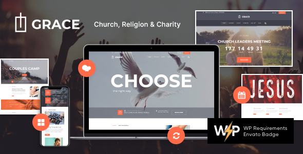 01 Grace.  large preview - Grace - Church, Religion & Charity WordPress Theme