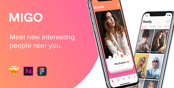 01 ImagePreview.  large preview - MIGO Dating UI Kit