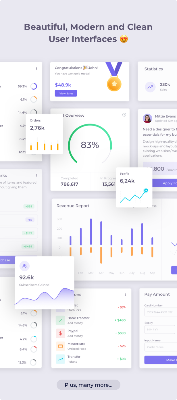 11 advance card - Vuexy – Figma Admin Dashboard UI Kit Template with Atomic Design System