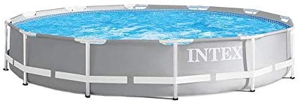 1646083014 31vMH4h2FmL. AC  - Intex 26710EH Prism 12ft x 30in Prism Frame Outdoor Above Ground Round Swimming Pool with Easy Set-Up & Fits up to 6 People (Filter Pump Not Included)