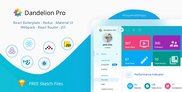 1648066080 119 01 preview.  large preview - Dandelion Pro - React Admin Dashboard Template