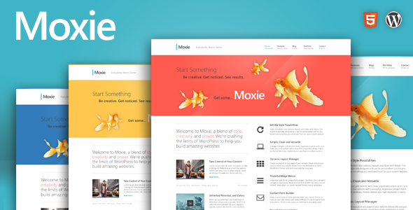 1 Banner Moxier WP.  large preview - Moxie - Responsive Theme for WordPress