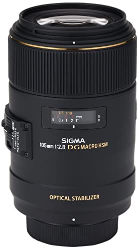 419F2LN8n2L. AC  - Sigma 258306 105mm F2.8 EX DG OS HSM Macro Lens for Nikon DSLR Camera