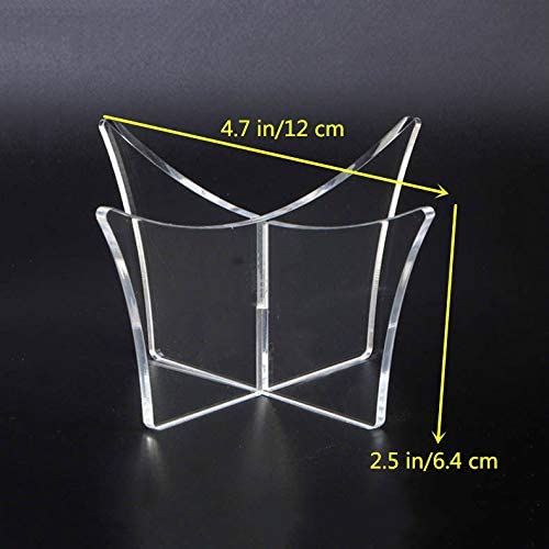 41KpMsnvH3L. AC  - LEILIN Ball Holder Stand for Trophy Autograph - Ball Holder Stand for Footballs Basketballs Volleyballs Soccer Balls - Acrylic Display