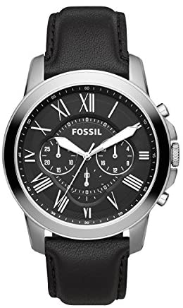 41iYSPOdPeL. AC  - Fossil Men's Grant Stainless Steel Quartz Chronograph Watch