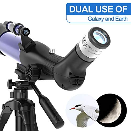 51exMmpMj7L. AC  - Emarth Interstellar Telescope 70mm Aperture 500mm AZ Mount Astronomical Refractor Telesocpe for Beginners Adults, Scope with Tripod, Phone Adapter, Star Finder, Kids Gift, Blue