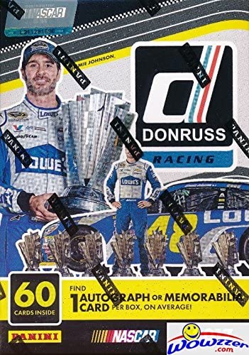 613Ib0e4JDL. AC  - 2017 Panini Donruss Nascar Racing EXCLUSIVE Factory Sealed Retail Box with AUTOGRAPH or MEMORABILIA Card & 10 Packs! Look for Cards & Autographs from Dale Earnhardt, Jimmie Johnson & More! WOWZZER!