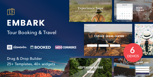 Embark Preview 2021.  large preview - Tour Booking & Travel WordPress Theme - Embark