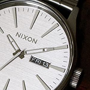 d6e5c87b 4340 4cc1 9684 7ec7416cb037.  CR0,0,2000,2000 PT0 SX300 V1    - Nixon Sentry SS Stainless Steel Day/Date 42mm WR 100 Meters Mens Watch A356