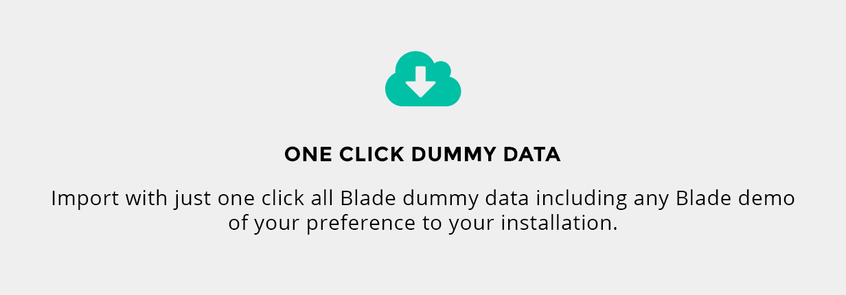 dummy data - Blade - Responsive Multi-Functional WordPress Theme