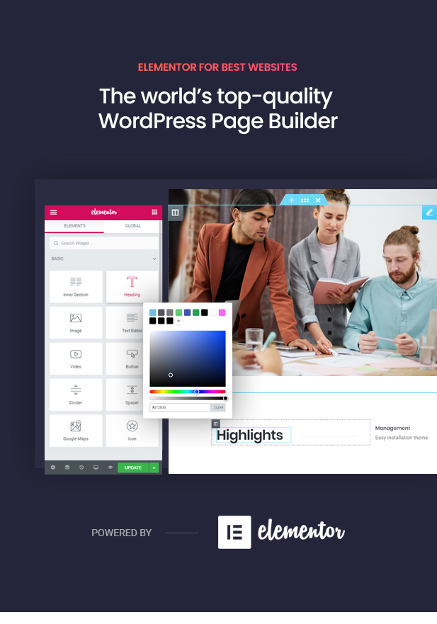 hando wordpress page builder - Hando - Corporate & Portfolio Elementor Template Kit