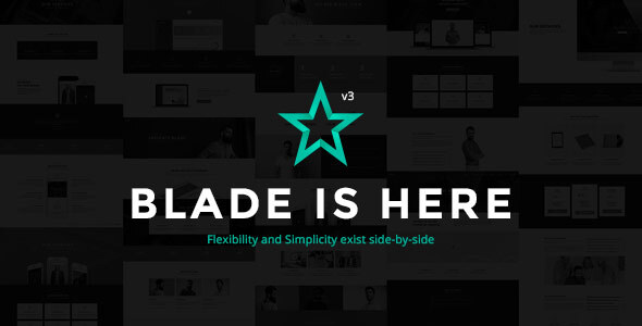 preview image.  large preview - Blade - Responsive Multi-Functional WordPress Theme