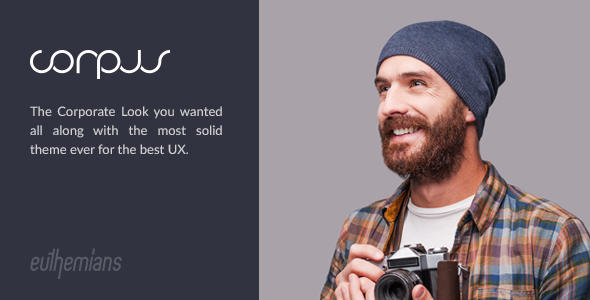 preview image.  large preview - Corpus - Responsive Corporate WordPress Theme