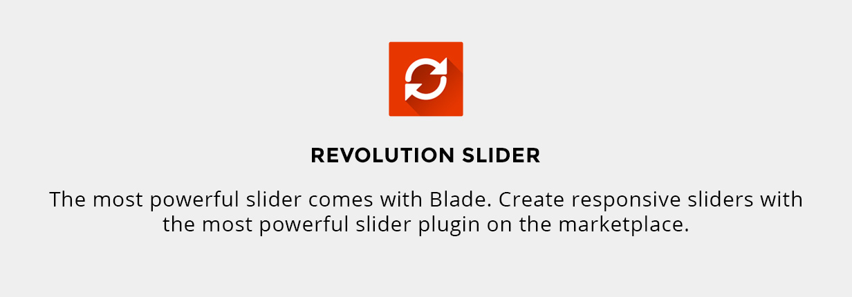 revolution slider - Blade - Responsive Multi-Functional WordPress Theme