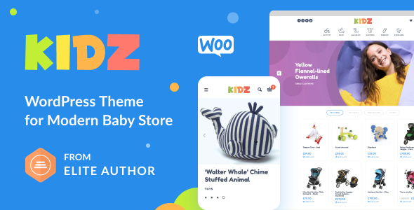 00 preview.  large preview - KIDZ - Kids Store and Baby Shop Theme