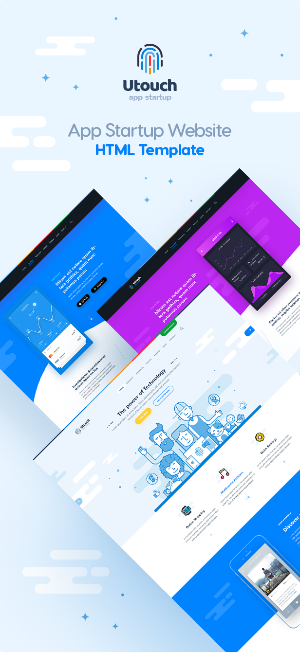 01 preview - Utouch - Multi-Purpose Business and Digital Technology HTML Template