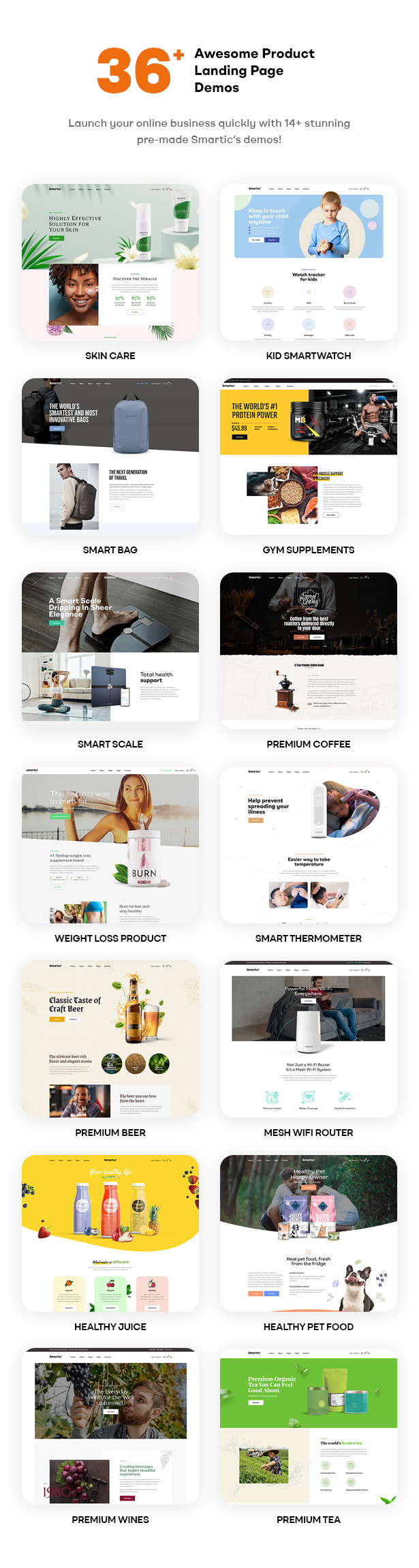 02 new - Smartic - Product Landing Page WooCommerce Theme