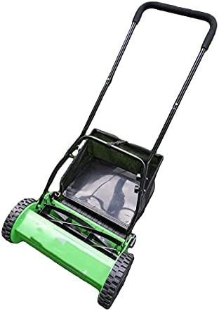 1649293230 41WLX6NbKES. AC  - LHMYGHFDP Manual Hand Push Lawnmower Lawn Mowing Agricultural Small Home Lawn Mower 15 cm Cutting Width Send Grass Bag