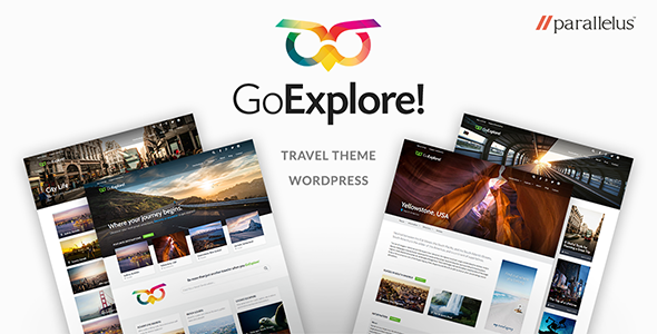 1 Banner GoExplore WP.  large preview - Travel WordPress Theme - GoExplore!