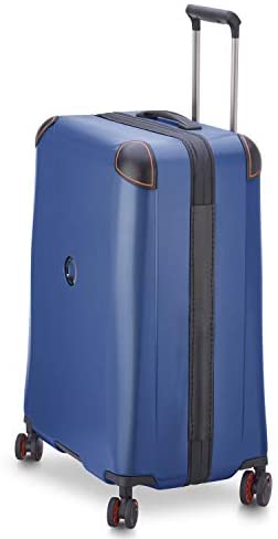 31AHs1fexcL. AC  - DELSEY Paris Cactus Hardside Luggage with Spinner Wheels, Navy, Checked-Medium 24 Inch