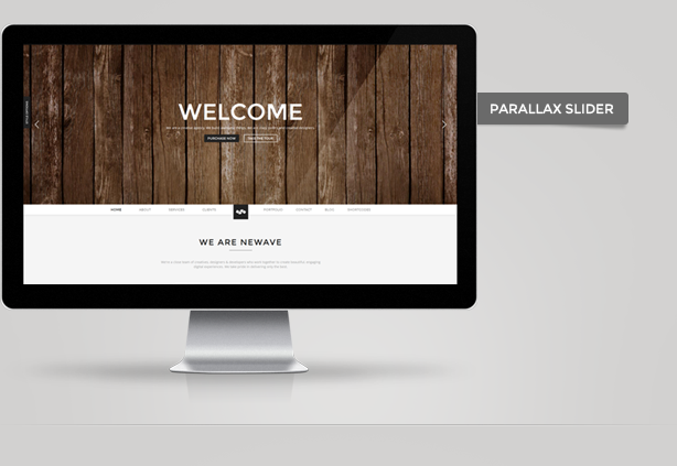 4 - Newave - Responsive One Page Parallax Template