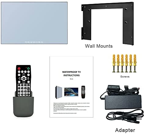 412LI5k HGL. AC  - Soulaca 22 inches Magic Smart Mirror LED Bathroom TV Android Smart Television Waterproof Integrated WiFi&Bluetooth ATSC Touch Keys 2022 Model