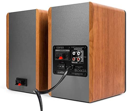 41lUhIEsuSL. AC  - Edifier R1280T Powered Bookshelf Speakers - 2.0 Stereo Active Near Field Monitors - Studio Monitor Speaker - Wooden Enclosure - 42 Watts RMS