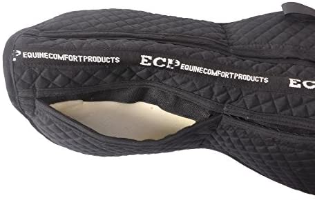 41t4dgcKnlL. AC  - ECP Equine Comfort Products Correction Half Saddle Pad with Adjustable Memory Foam