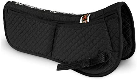 41yO2gRzN+L. AC  - ECP Equine Comfort Products Correction Half Saddle Pad with Adjustable Memory Foam