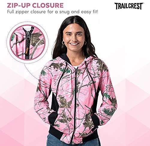 514wDECZFUL. AC  - TrailCrest Women’s Full Zip Up Hoodie Sweatshirt Casual Fashion Sweater Hooded Jacket