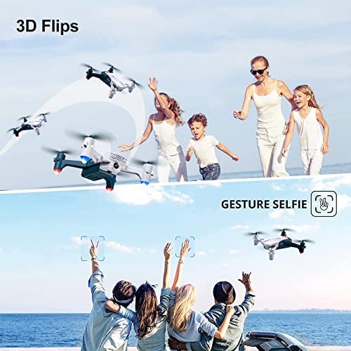 517uaP5vnFL. AC  - 4DRC V15 Drone with Camera for Adults 1080P, HD FPV Foldable RC Quadcopter for Beginners Kids Toys, with Auto Hover,One Key Start, App Control,Headless Mode, 3D Flip,Trajectory Flight,2 Batteries