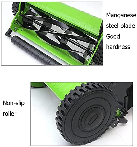 51R0dANRihS. AC  - LHMYGHFDP Manual Hand Push Lawnmower Lawn Mowing Agricultural Small Home Lawn Mower 15 cm Cutting Width Send Grass Bag